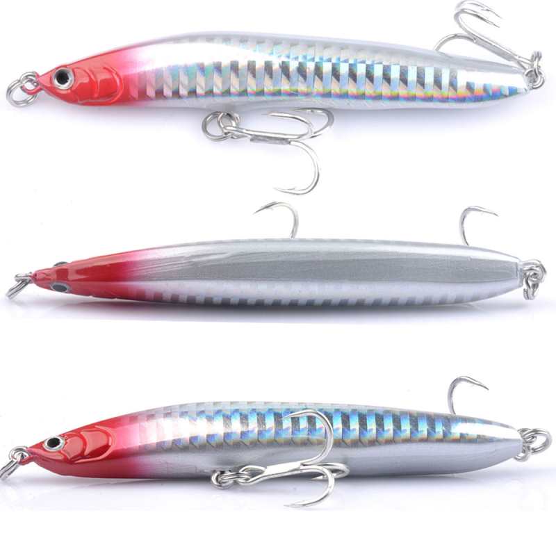 2pc 9.5cm 19g long cast underwater pencil lure