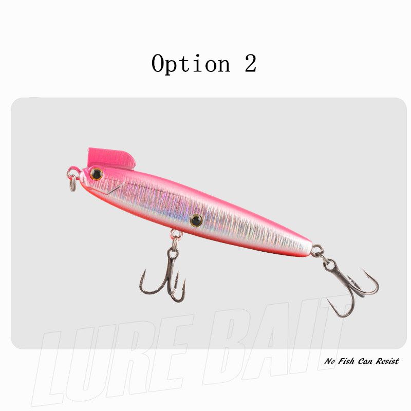 2pc 11/14/18/23g long cast underwater pencil lure with hook