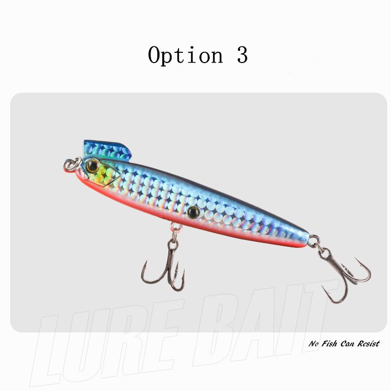 2pc 11/14/18/23g long cast underwater pencil lure with hook