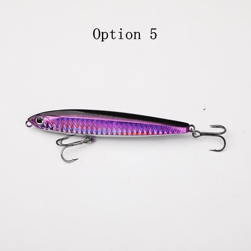 2pc 10/14/16/18/24g long cast underwater pencil lure