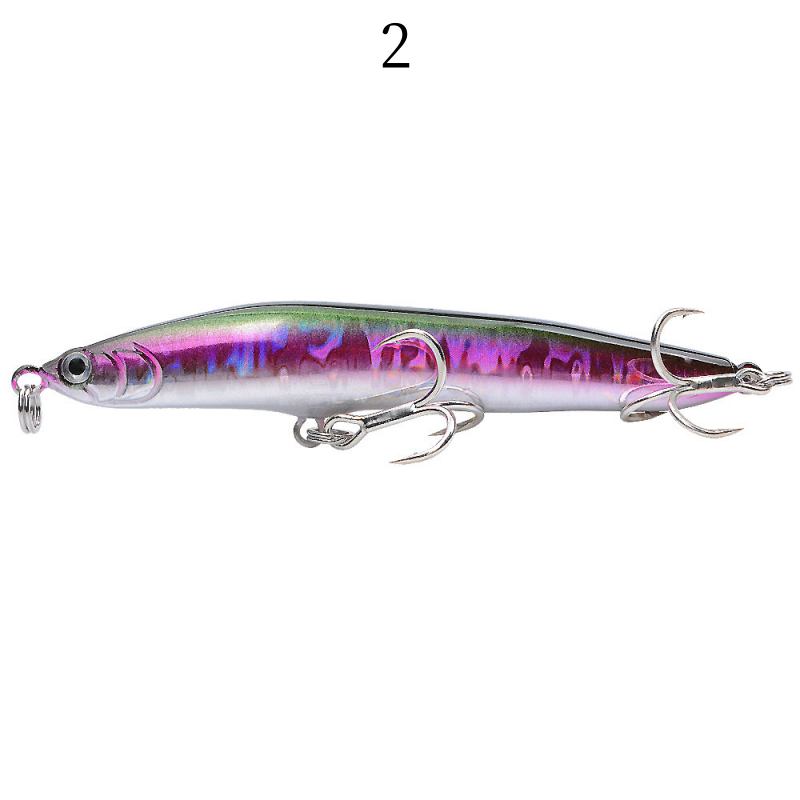 2pc 9.5cm 19g long cast underwater pencil lure