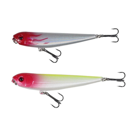 2 pcs 9.3g 9cm top water pencil lure