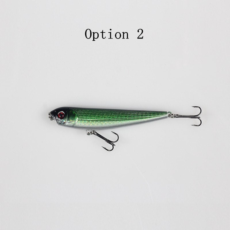 2 pcs 9.3g 9cm top water pencil lure