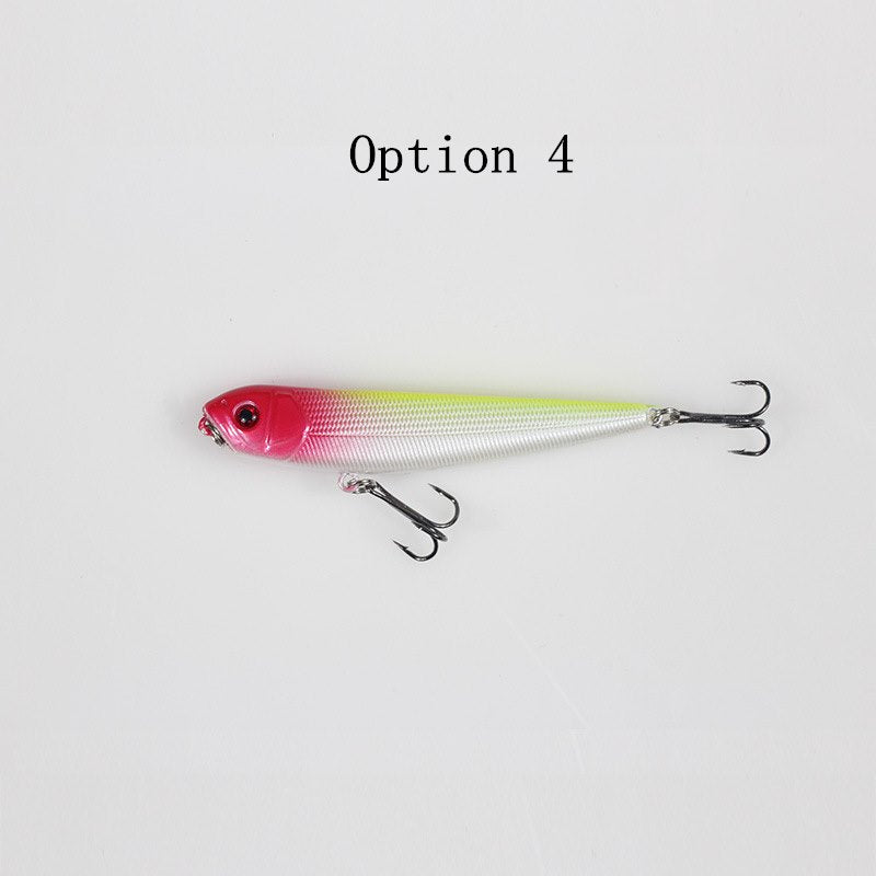 2 pcs 9.3g 9cm top water pencil lure