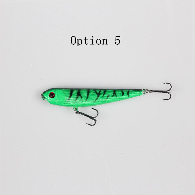 2 pcs 9.3g 9cm top water pencil lure