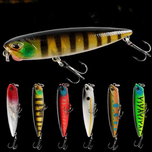 2pc  5.3g 6.8cm floating pencil lure