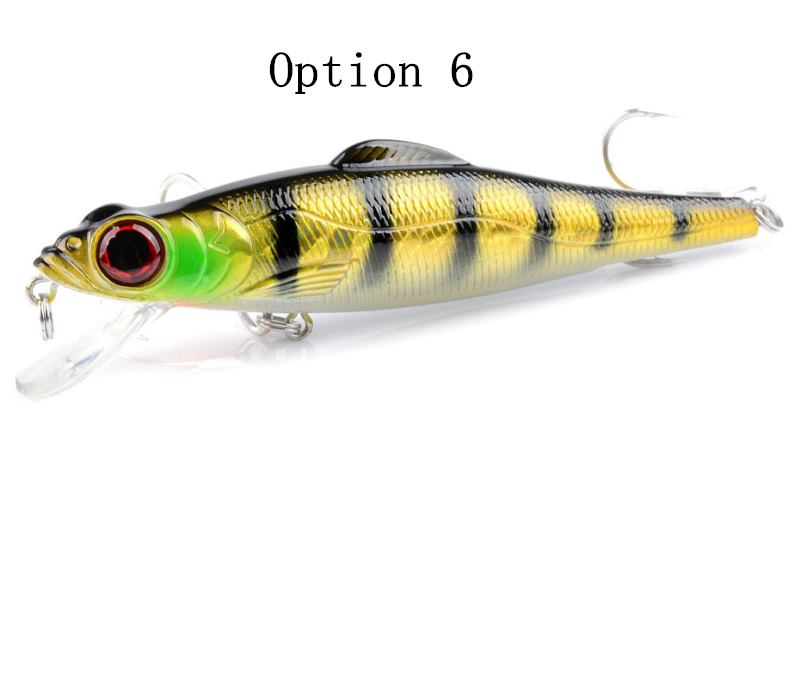 2pc 17g 11.5cm floating electroplated minnow lure suitable for salty and fresh water