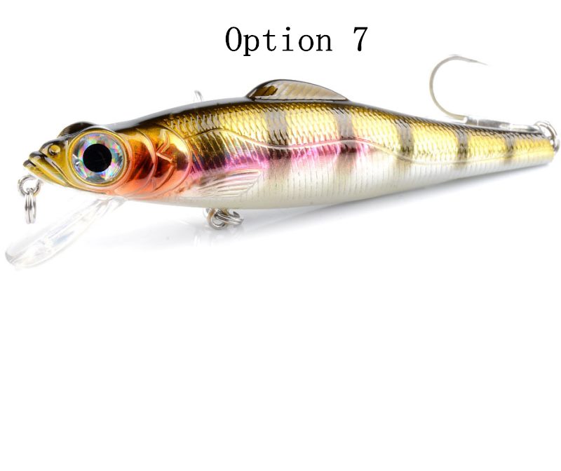 2pc 17g 11.5cm floating electroplated minnow lure suitable for salty and fresh water