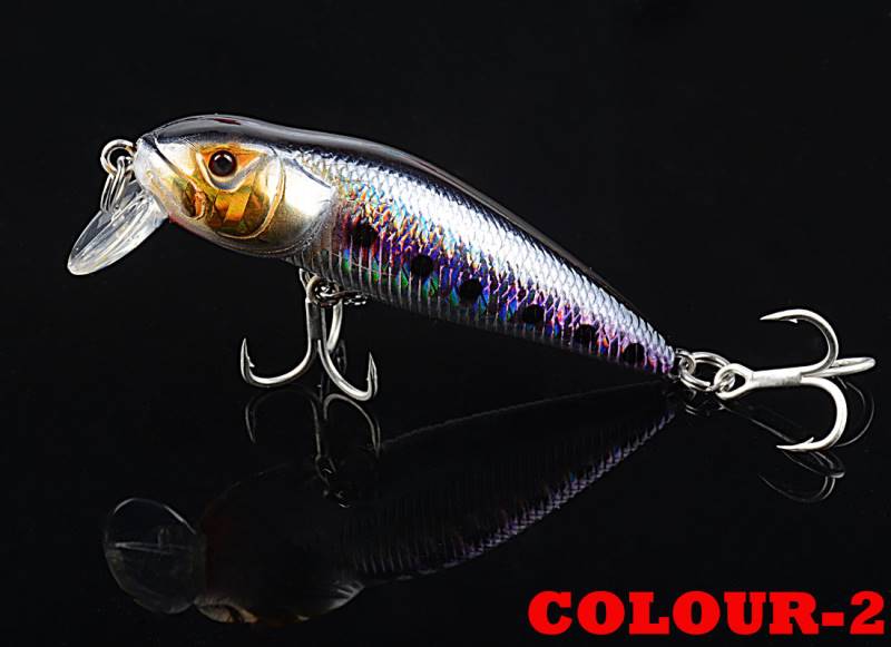 2 pcs 8g 7.1cm topwater catfish shaped minnow lure