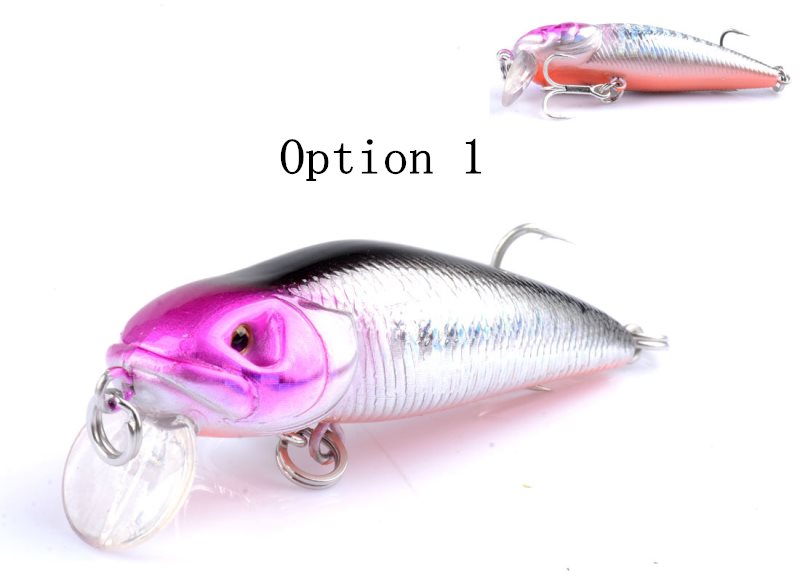 2 pcs 8g 7.1cm catfish shaped floating minnow lure