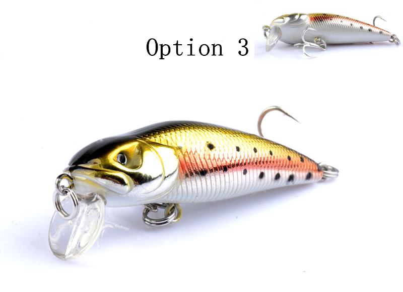 2 pcs 8g 7.1cm catfish shaped floating minnow lure