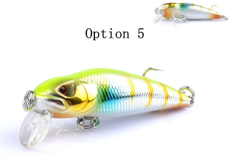 2 pcs 8g 7.1cm catfish shaped floating minnow lure