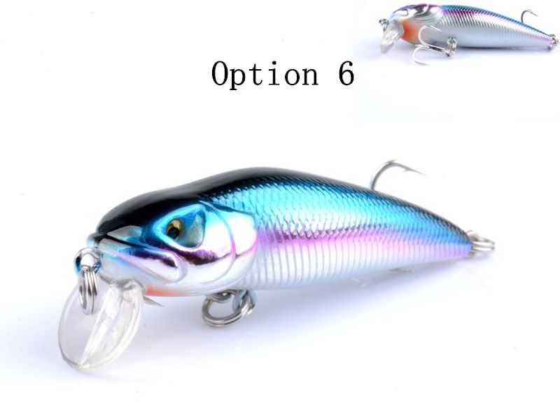 2 pcs 8g 7.1cm catfish shaped floating minnow lure