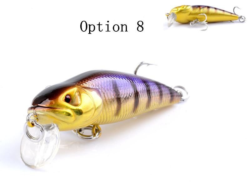 2 pcs 8g 7.1cm catfish shaped floating minnow lure