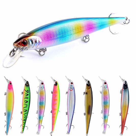 2pc 9g/16g long range floating minnow lure