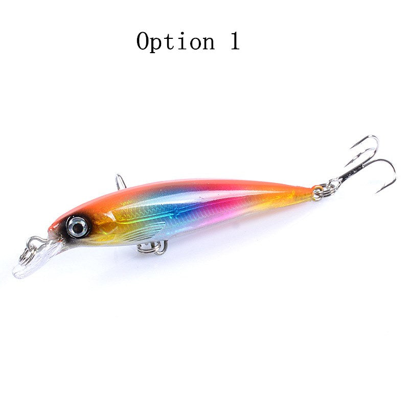 2 pcs 9cm 7.3g floating minnow lure