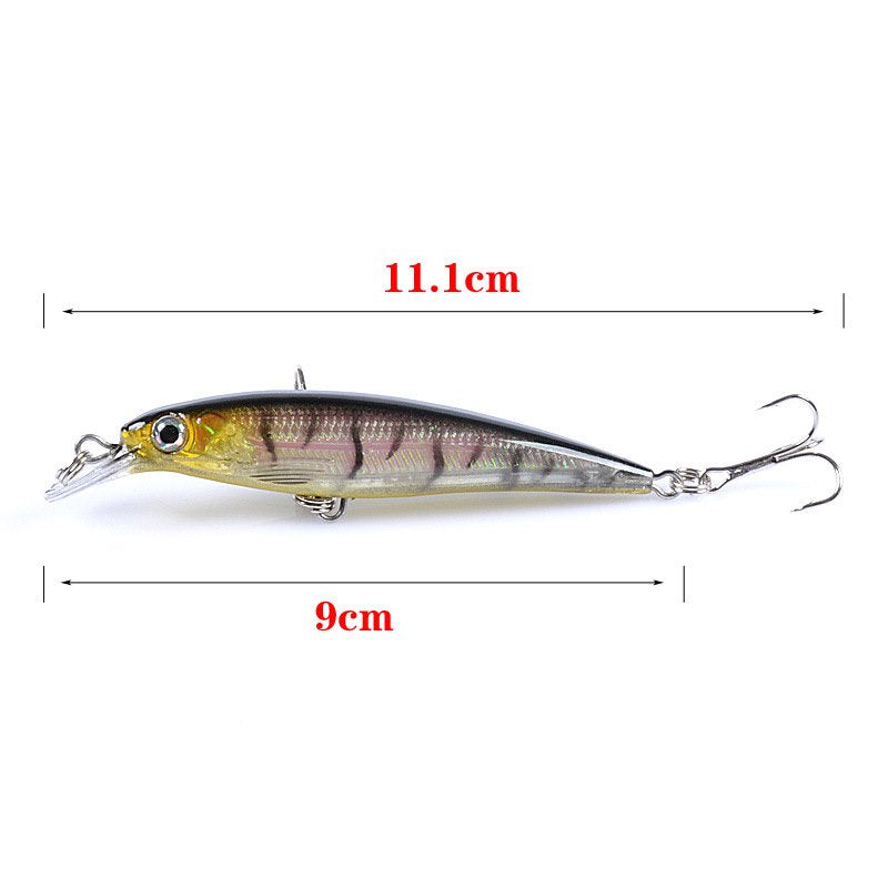 2 pcs 9cm 7.3g floating minnow lure