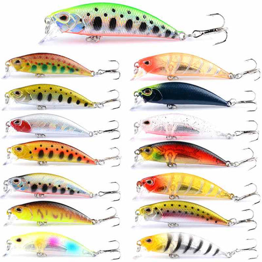 2 pcs 5g 5.5cm underwater minnow lure