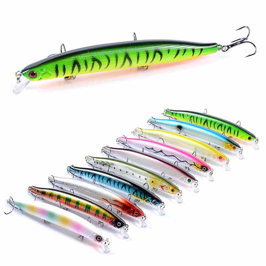 2 pcs 13.9cm 19.7g floating minnow lure