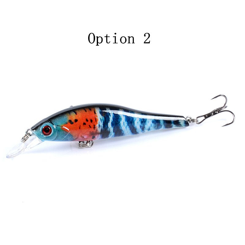 2 pcs 9.7cm 11.5g floating minnow lure