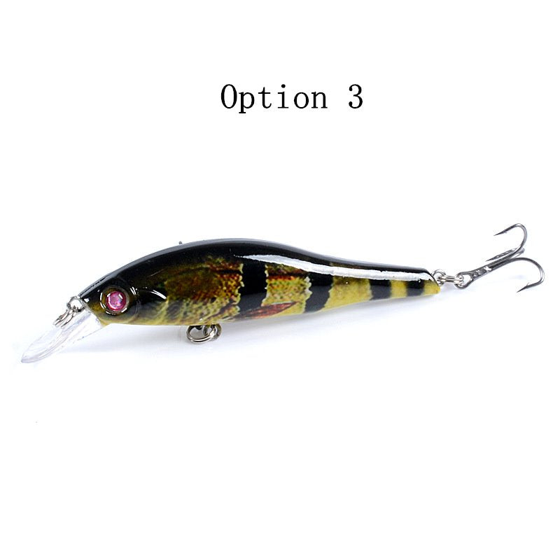 2 pcs 9.7cm 11.5g floating minnow lure