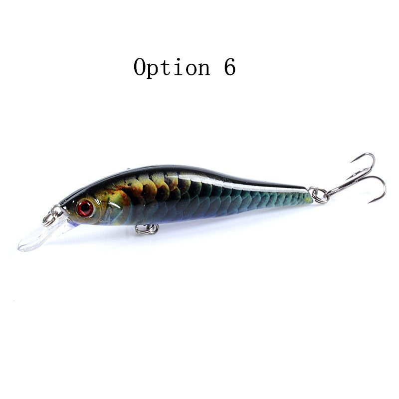 2 pcs 9.7cm 11.5g floating minnow lure