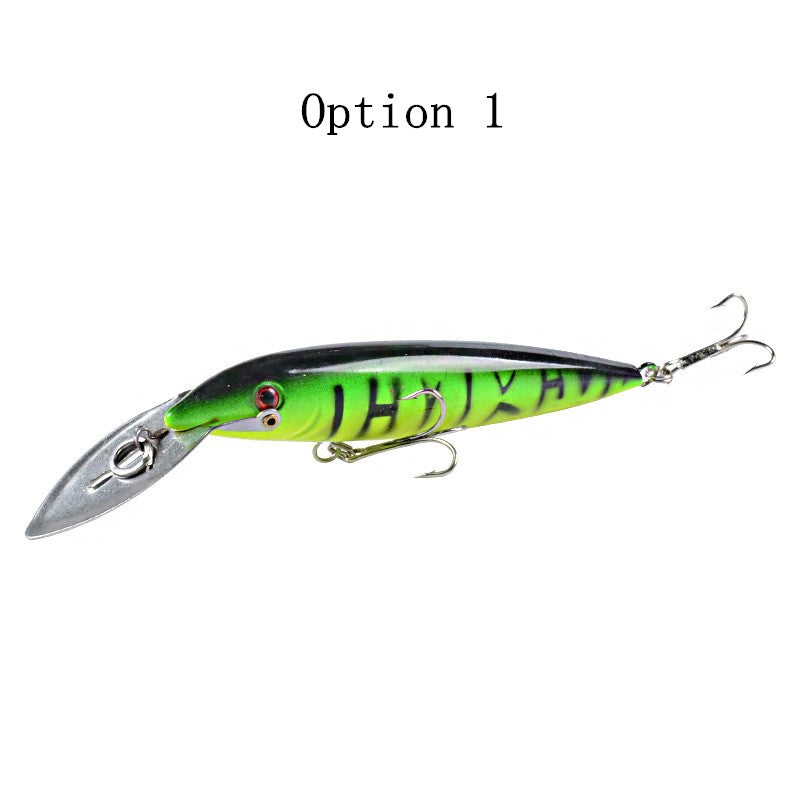 2 pcs 14cm 16.2g floating metal lip minnow lure