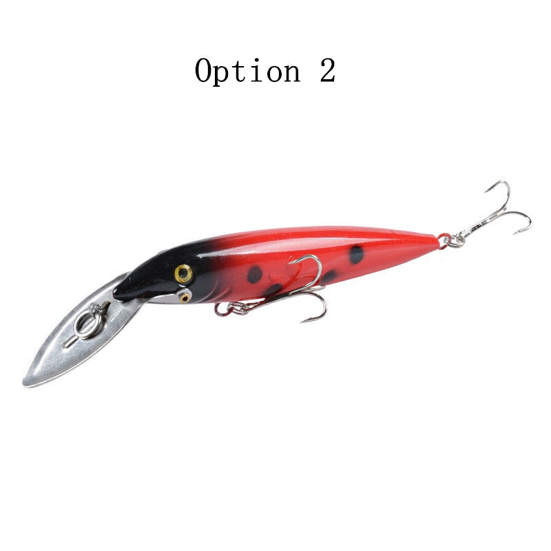 2 pcs 14cm 16.2g floating metal lip minnow lure