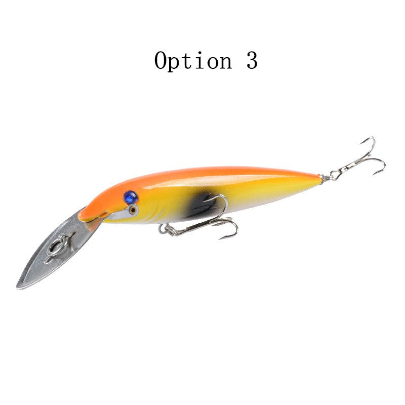 2 pcs 14cm 16.2g floating metal lip minnow lure