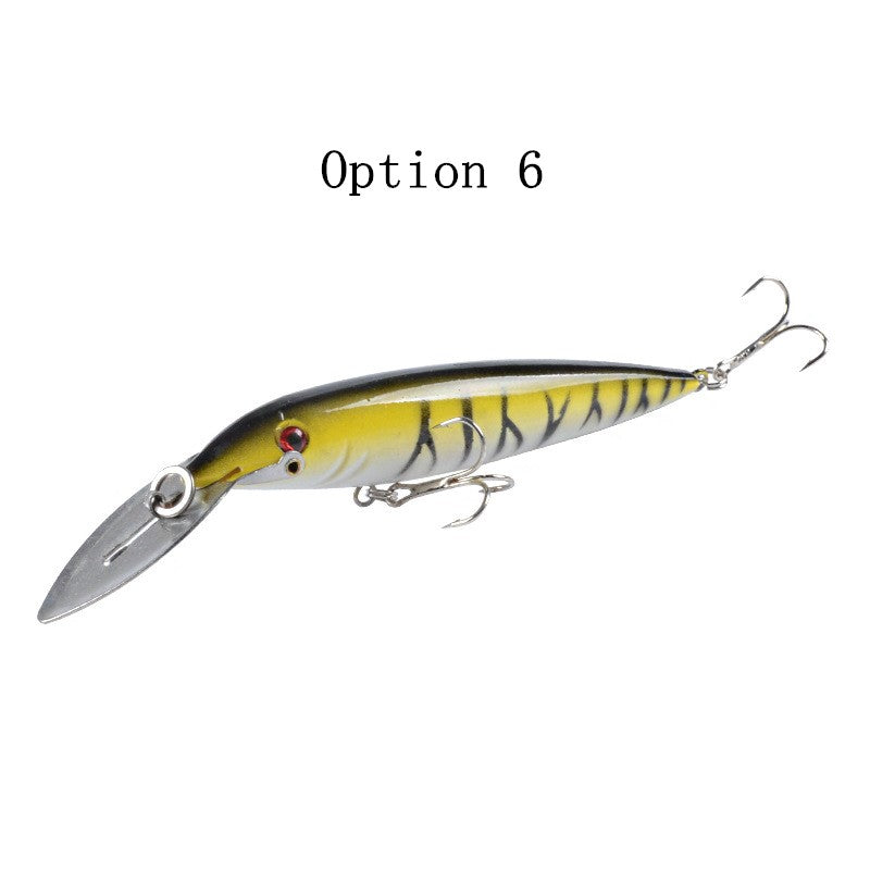 2 pcs 14cm 16.2g floating metal lip minnow lure