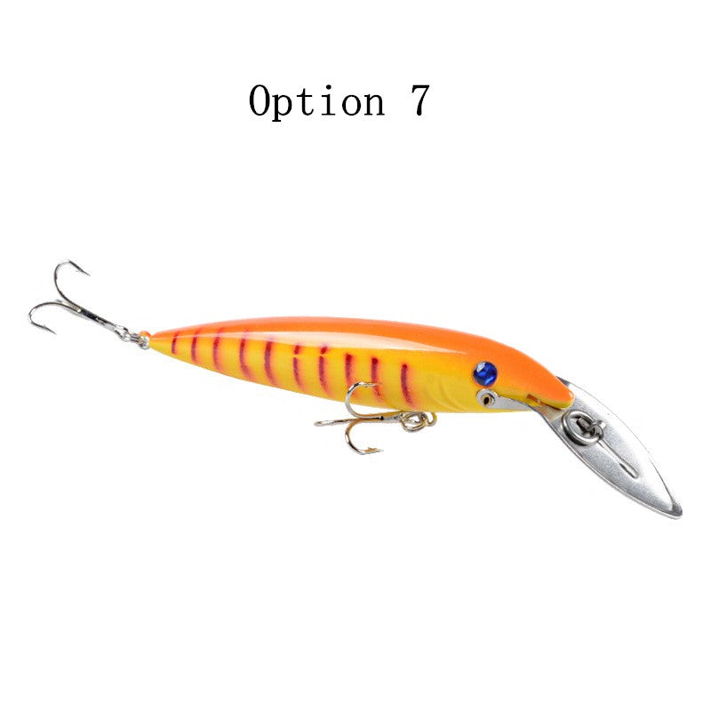 2 pcs 14cm 16.2g floating metal lip minnow lure