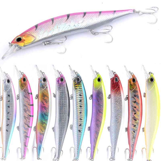 2 pcs 13.4cm 17.5g floating minnow lure