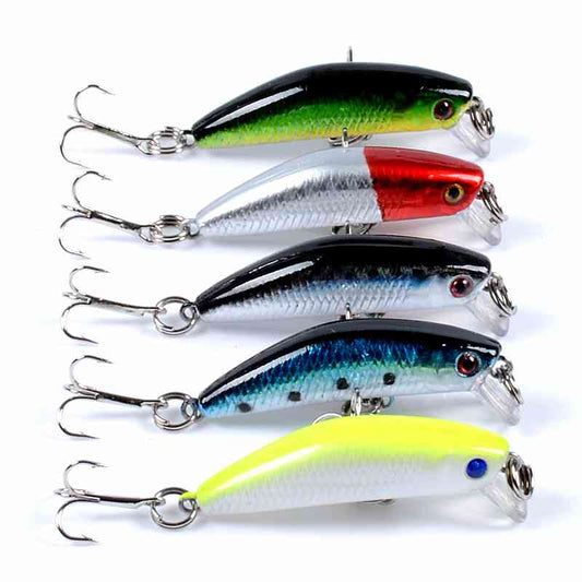 2 pcs 4.5cm2.8g floating minnow lure