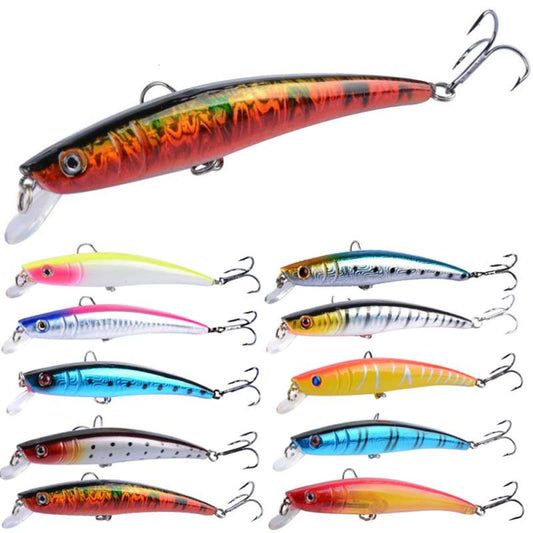 2 pcs 11.5cm 11.6g floating minnow lure