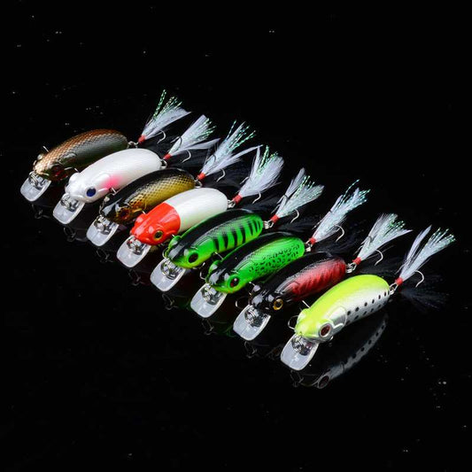 2 pcs 6cm 9.8g sinking crankbait lure