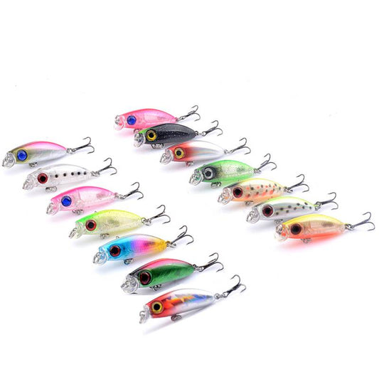 2 pcs 3.5cm 3g underwater minnow lure