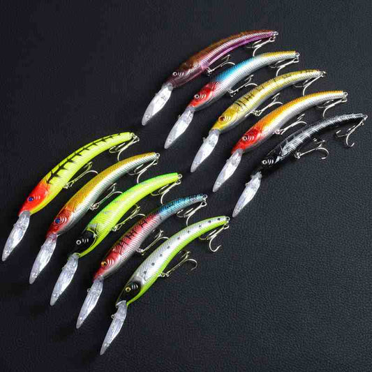 2 pcs 15.5cm 16.3g floating minnow lure