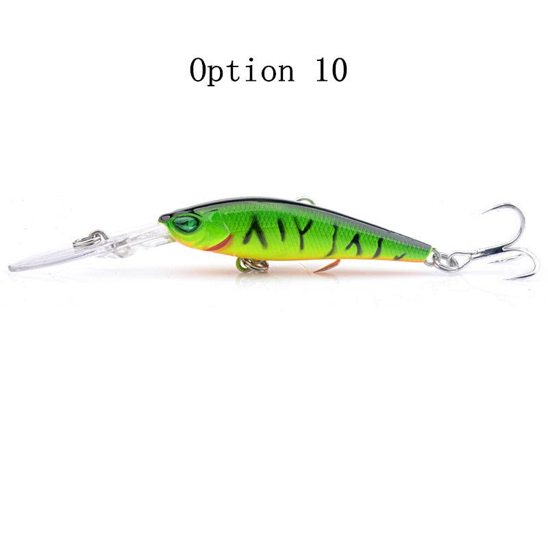 2 pcs 9cm 6g floating minnow lure