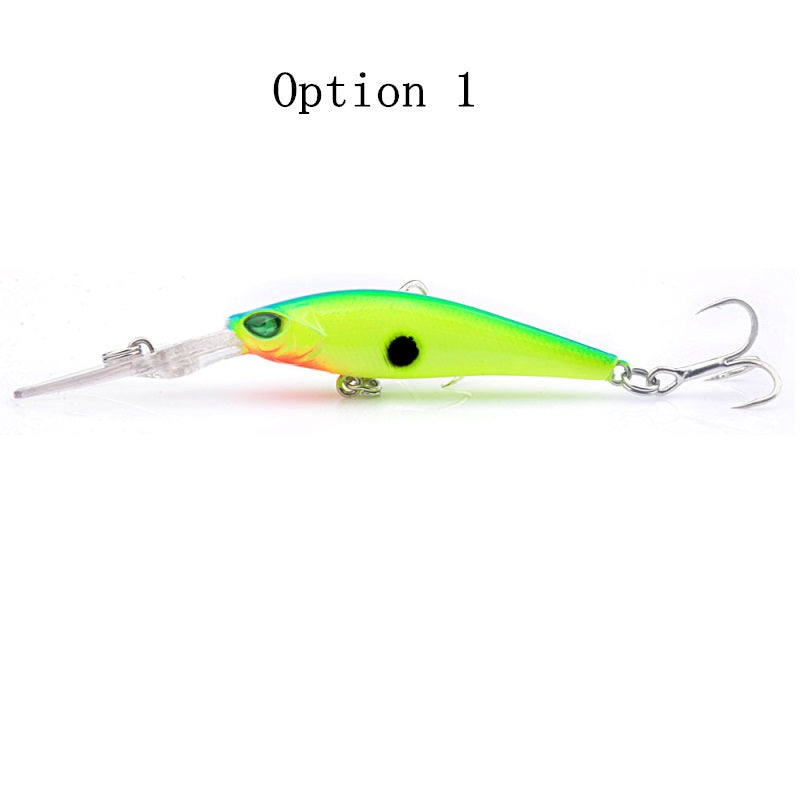 2 pcs 9cm 6g floating minnow lure