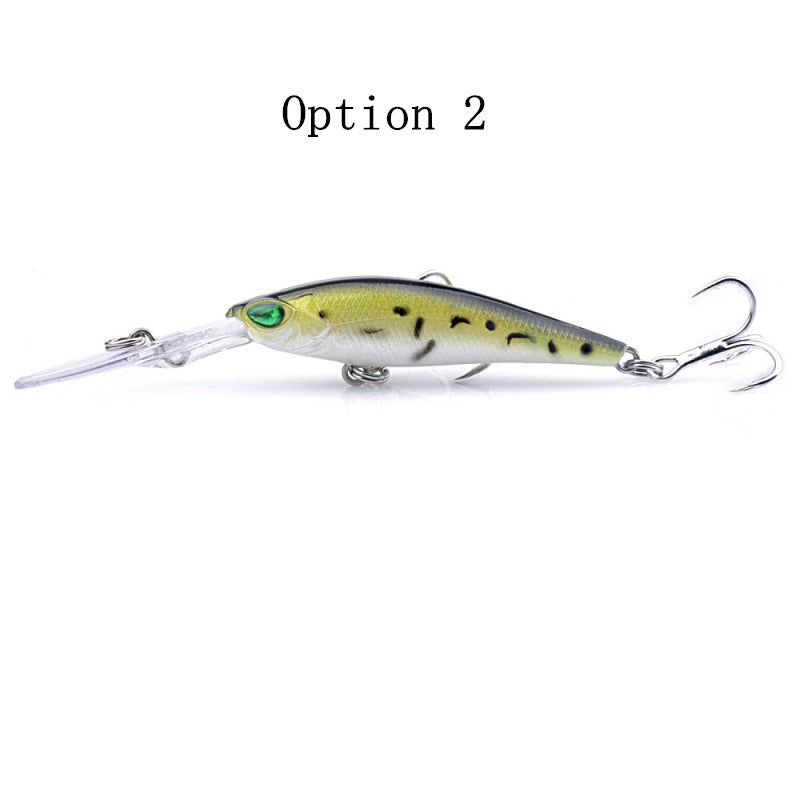 2 pcs 9cm 6g floating minnow lure