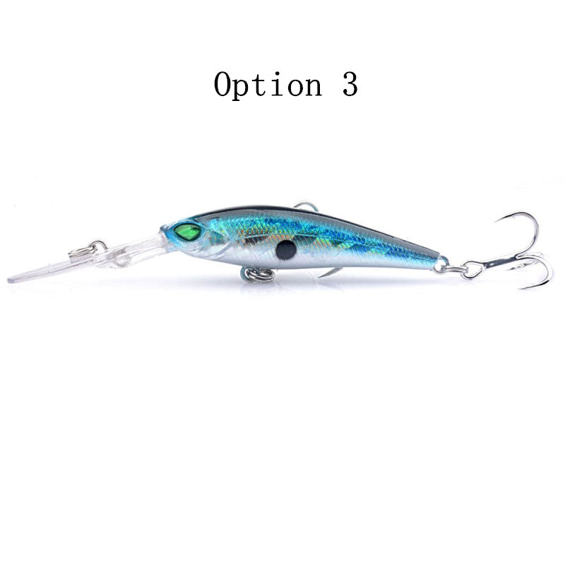 2 pcs 9cm 6g floating minnow lure