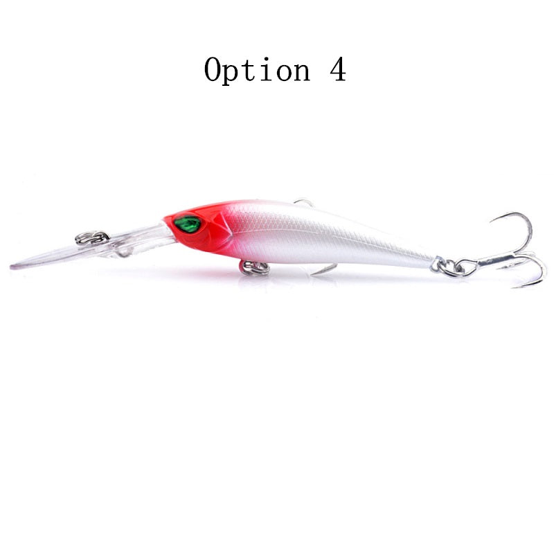 2 pcs 9cm 6g floating minnow lure