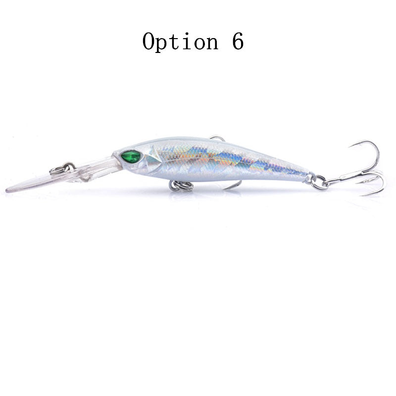 2 pcs 9cm 6g floating minnow lure