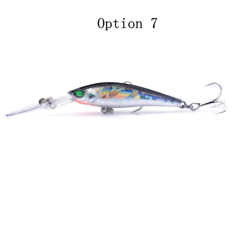 2 pcs 9cm 6g floating minnow lure