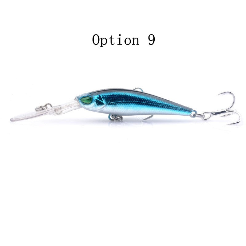 2 pcs 9cm 6g floating minnow lure