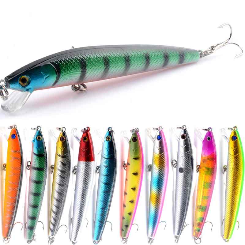 2 pcs 9.5cm 8.5g floating minnow lure