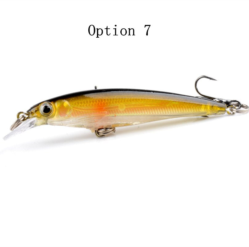 2 pcs 7.5cm 5g floating minnow lure