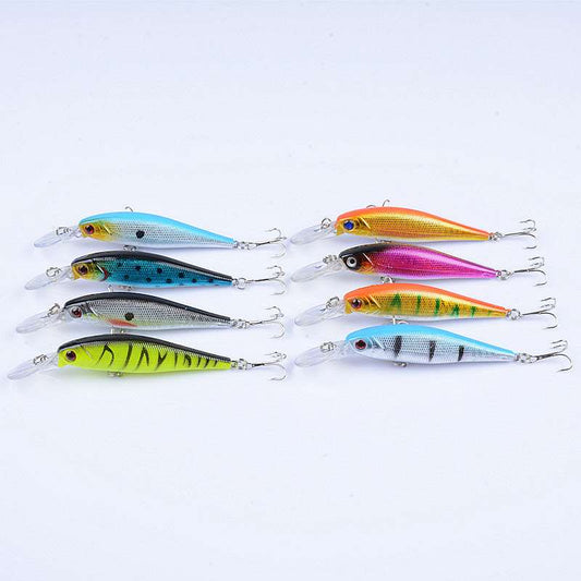 2 pcs 10cm 9.6g floating minnow lure