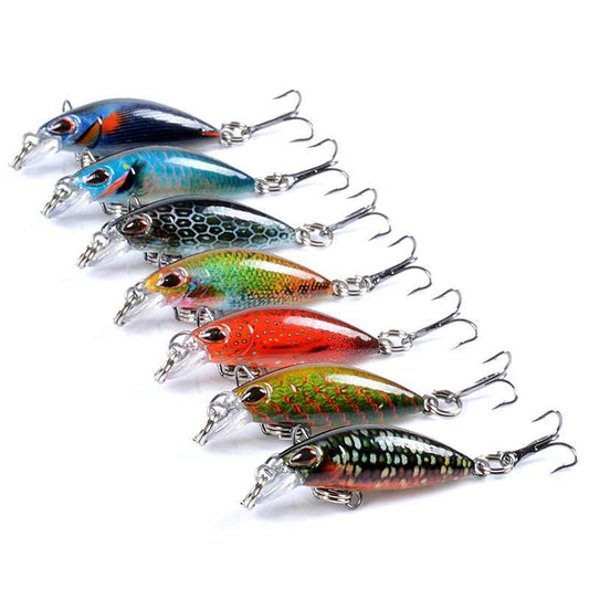 2 pcs 4.1cm 2.5g floating minnow lure