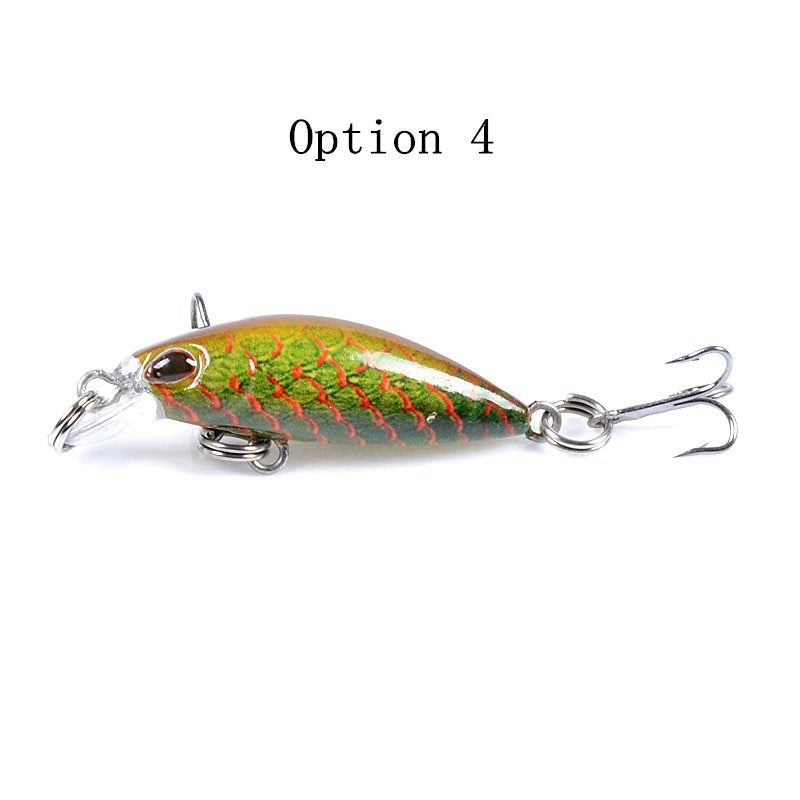 2 pcs 4.1cm 2.5g floating minnow lure